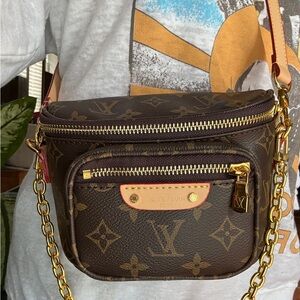 Brown Monogram Crossbody Bag